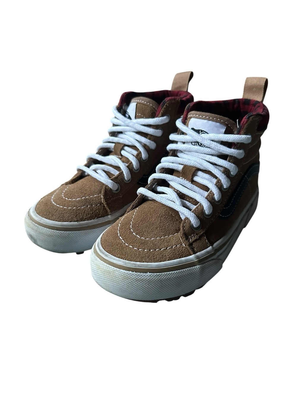 Vans Sk8-Hi MTE Kids Brown Suede Cold Weather Sneakers Size 12.5 Toddler